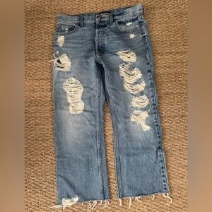 EB Denim Women’s Distressed Blue Jeans
